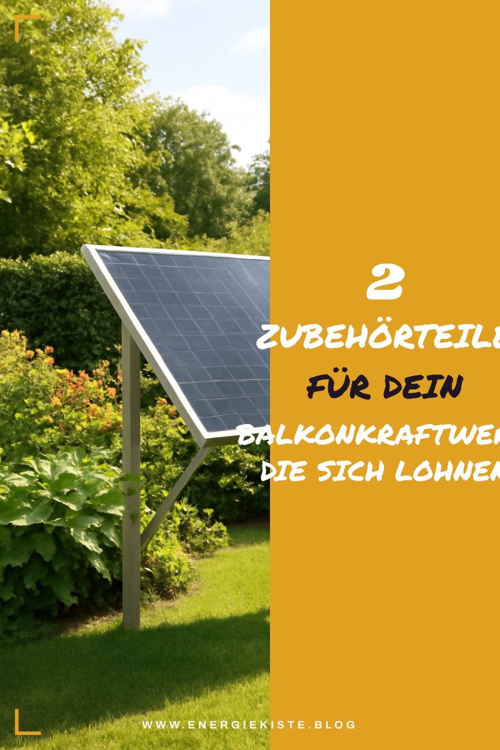 Die besten Zubehörteile für dein Balkonkraftwerk