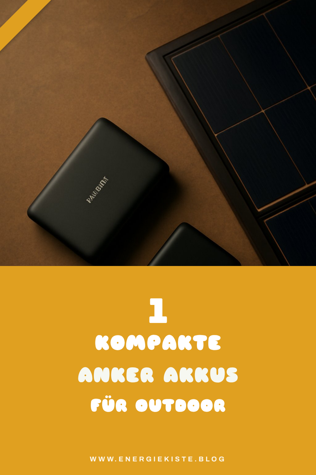 Kompakte Anker Akkus für Outdoor-Abenteuer