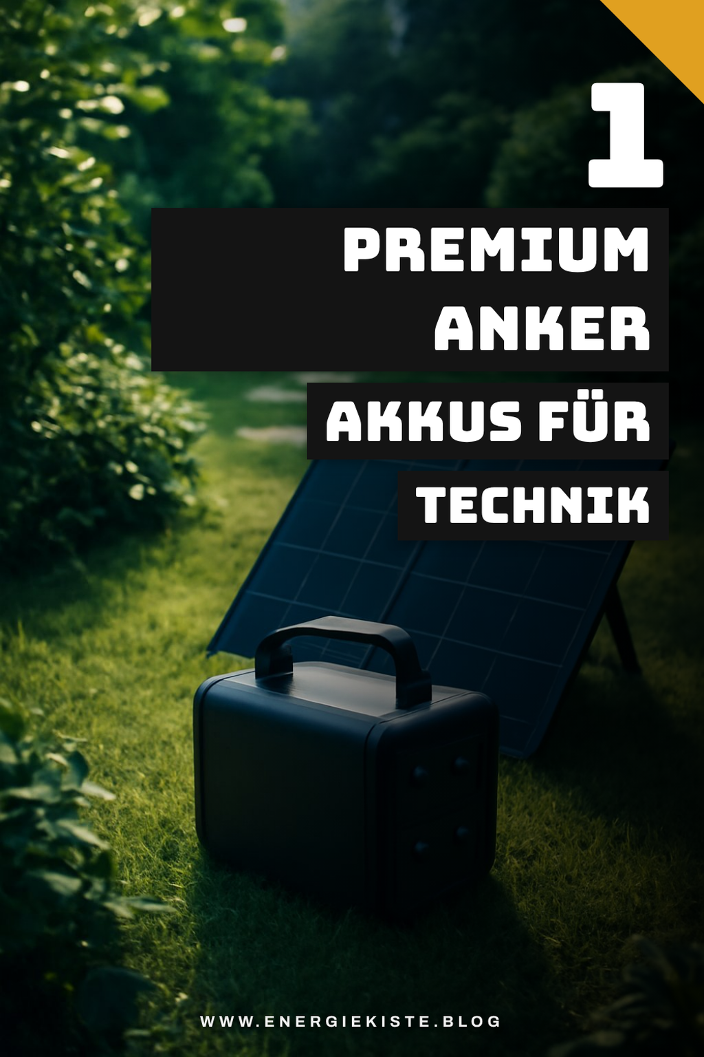 Premium Anker Akkus für Technikliebhaber