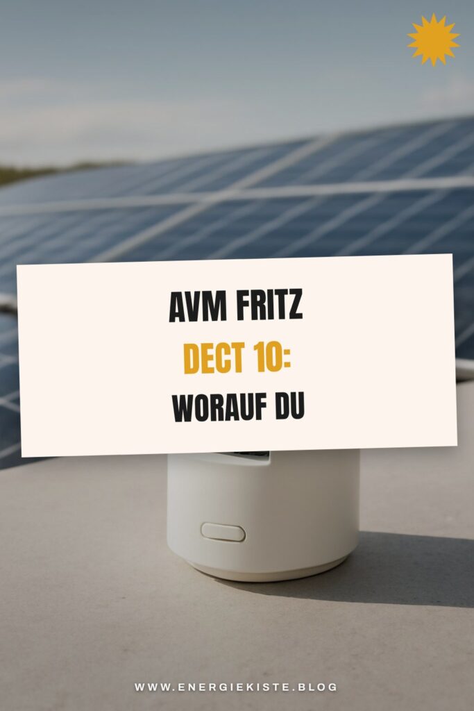 AVM Fritz Dect 10: Worauf du beim Kauf achten musst