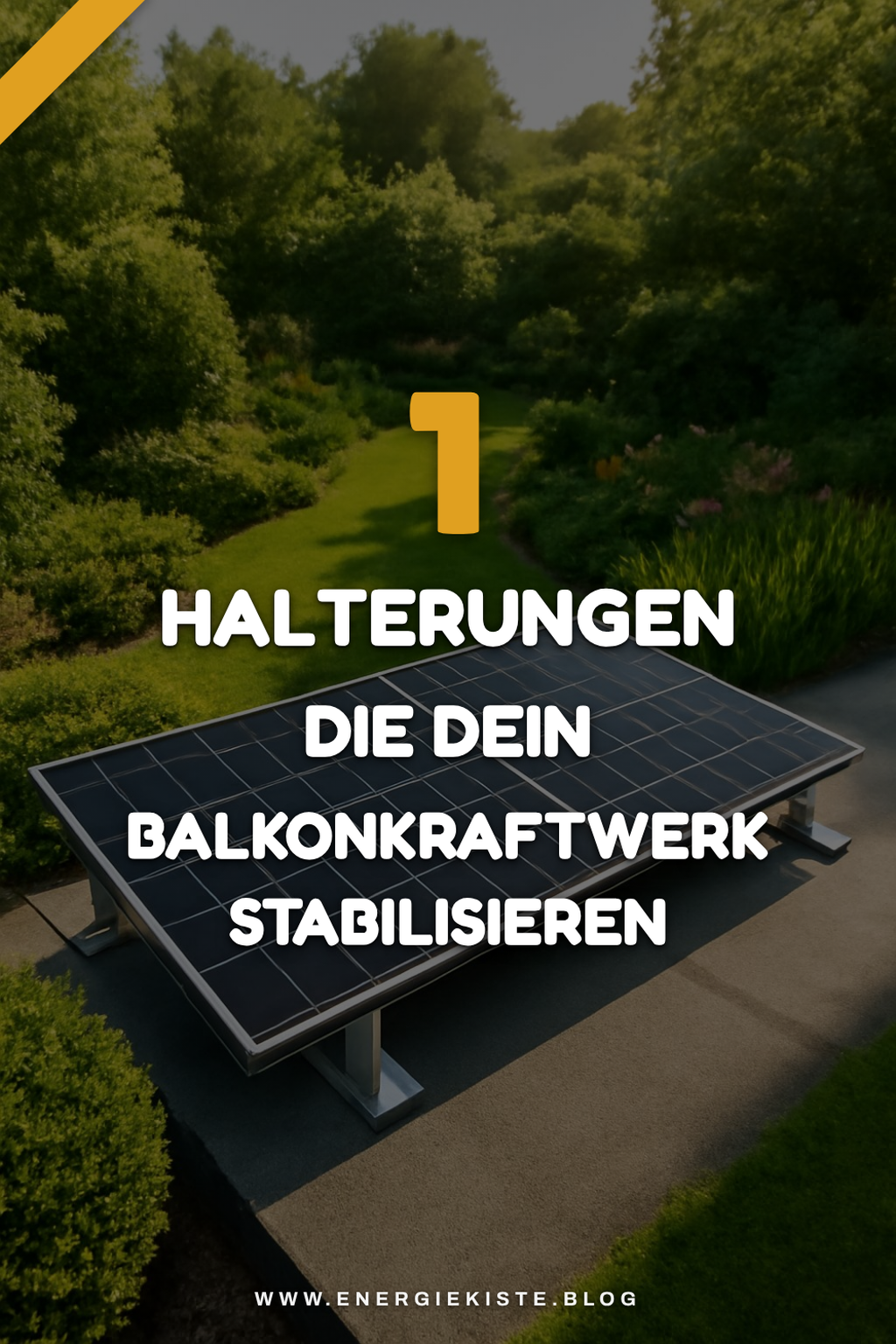 So findest du die beste Balkonkraftwerk Halterung für dein Flachdach