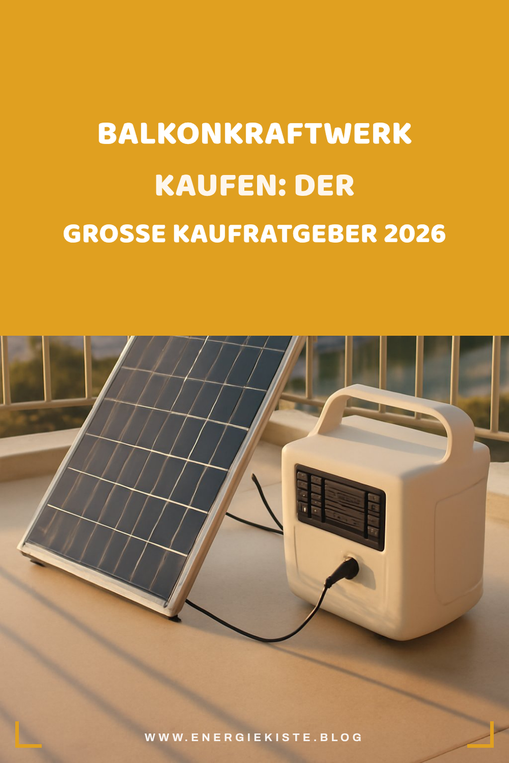 Balkonkraftwerk kaufen: Der große Kaufratgeber 2026