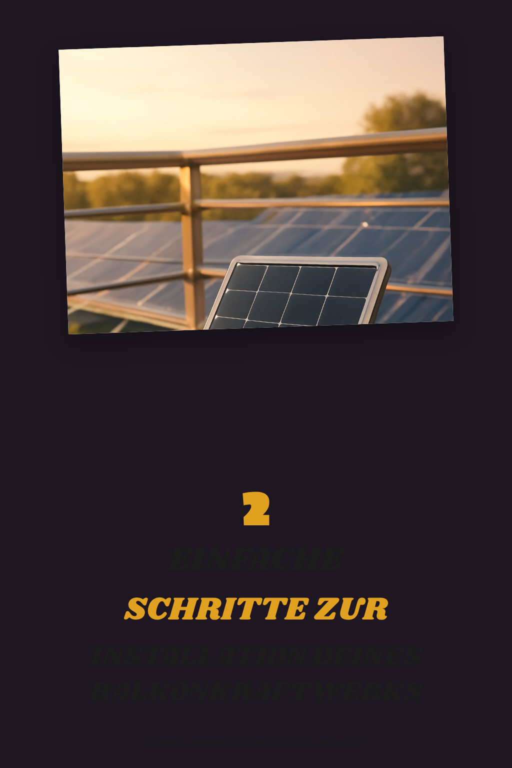 Installationstipps für dein Balkonkraftwerk