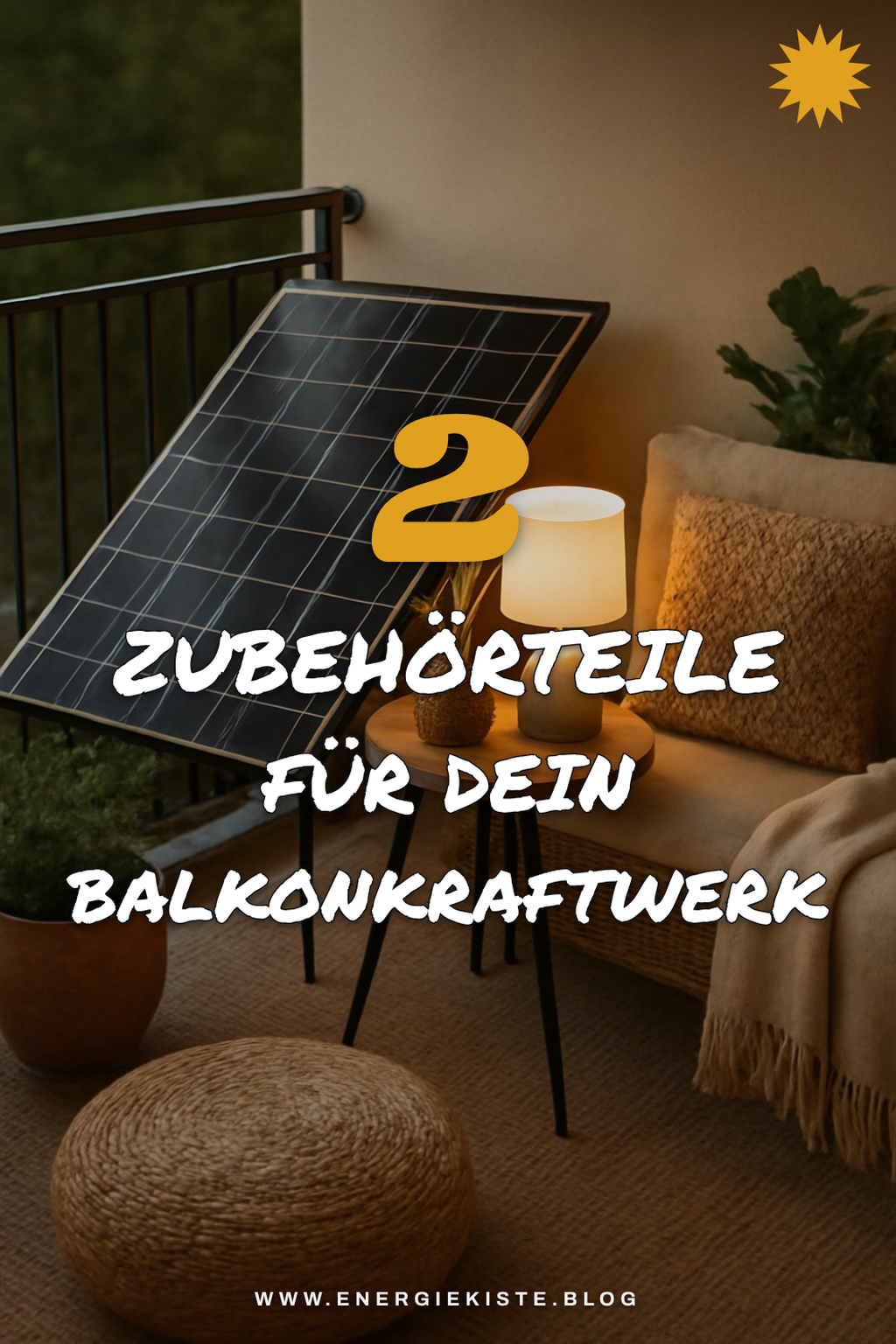 Welche Zubehörteile sind wichtig für dein Balkonkraftwerk?