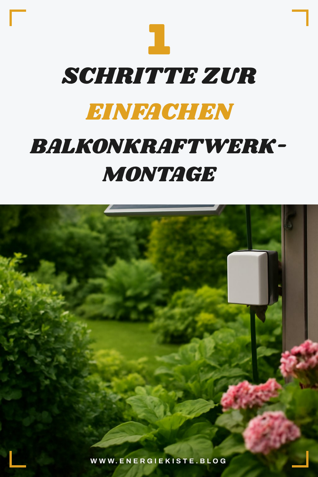 So installierst du dein Balkonkraftwerk in 5 Schritten