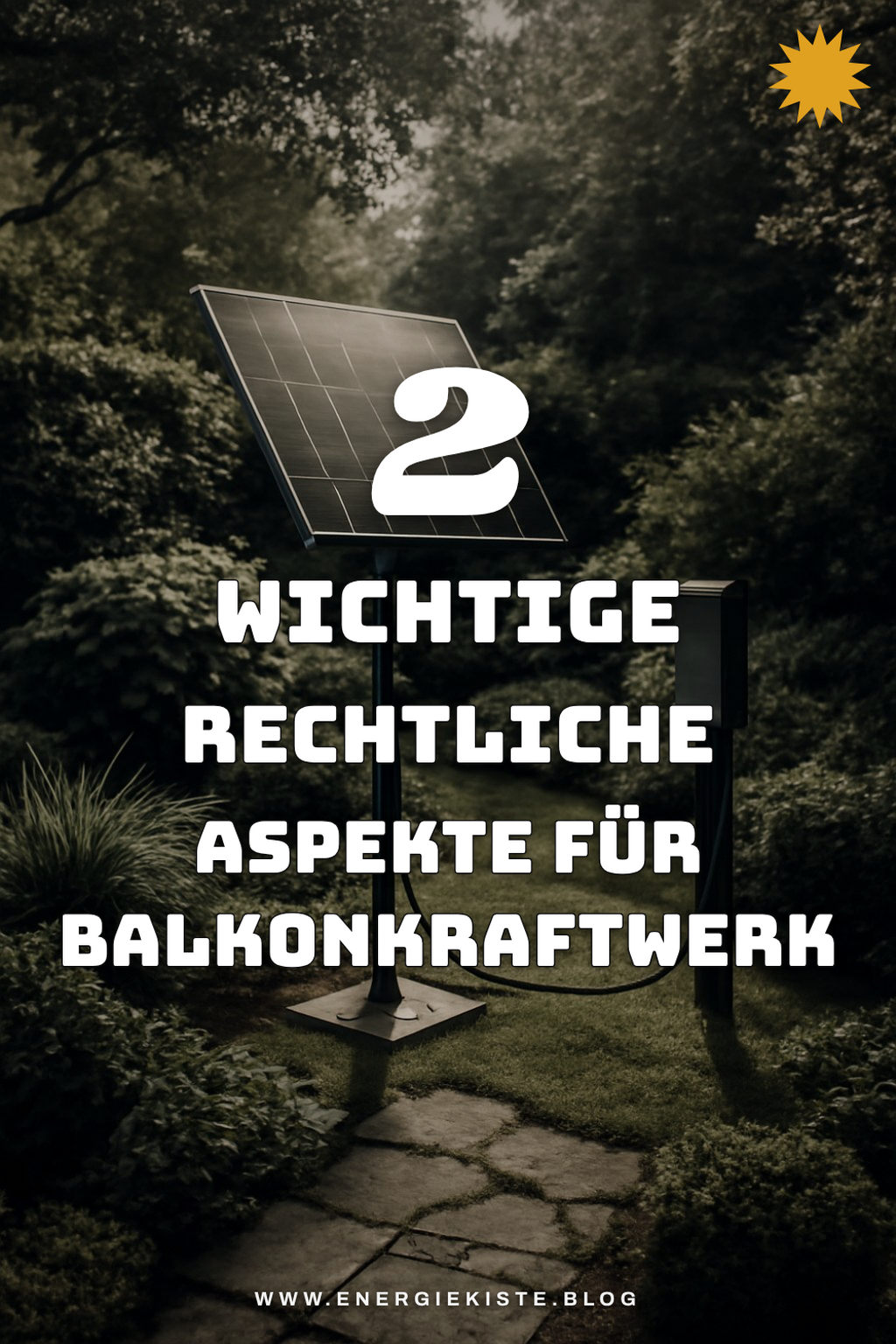 Rechtliche Aspekte beim Balkonkraftwerk