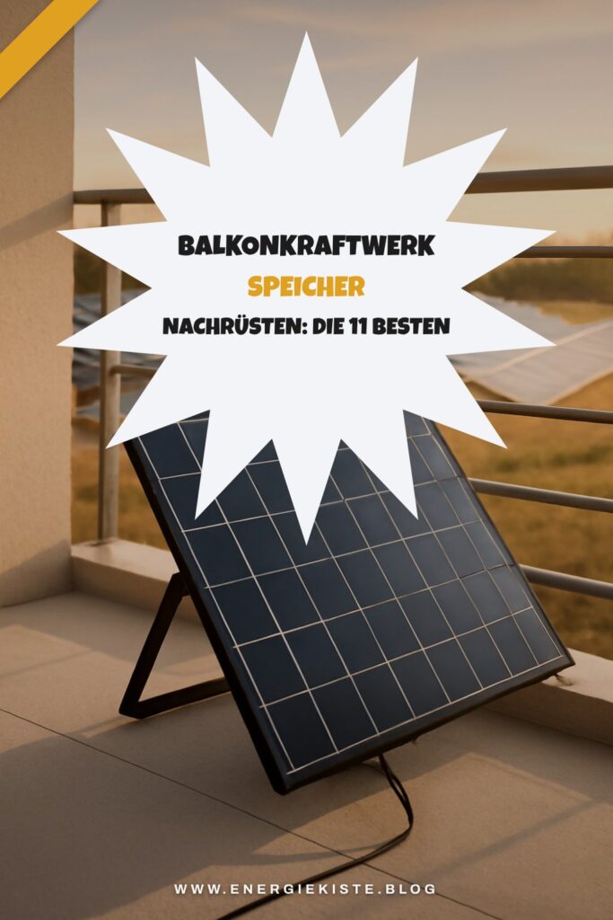 Balkonkraftwerk Speicher Nachrüsten: Die 11 besten Modelle 2026