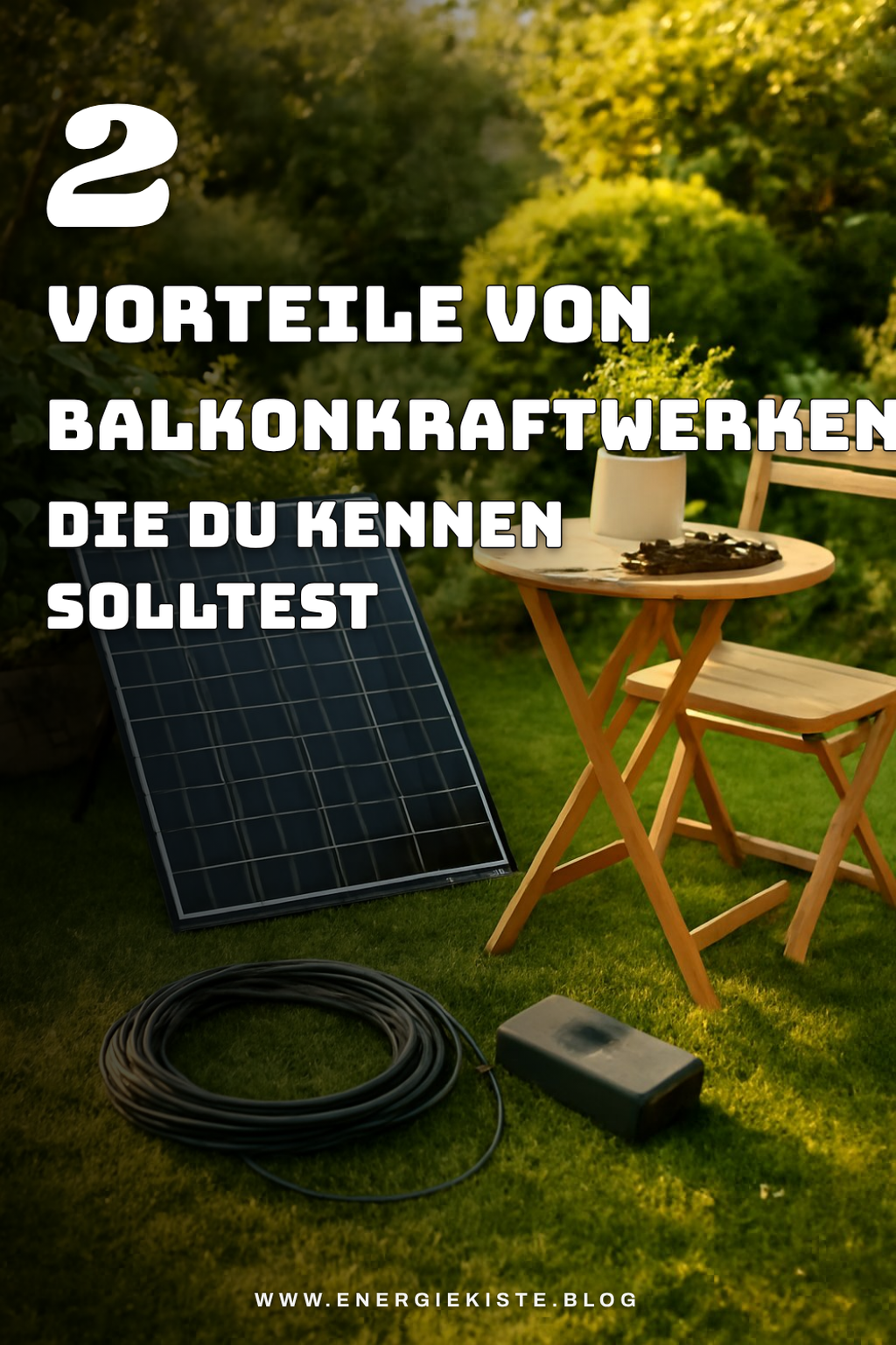 Vorteile von Balkonkraftwerken