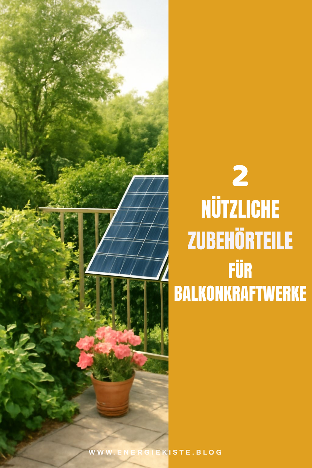 Die besten Zubehörteile für Balkonkraftwerke