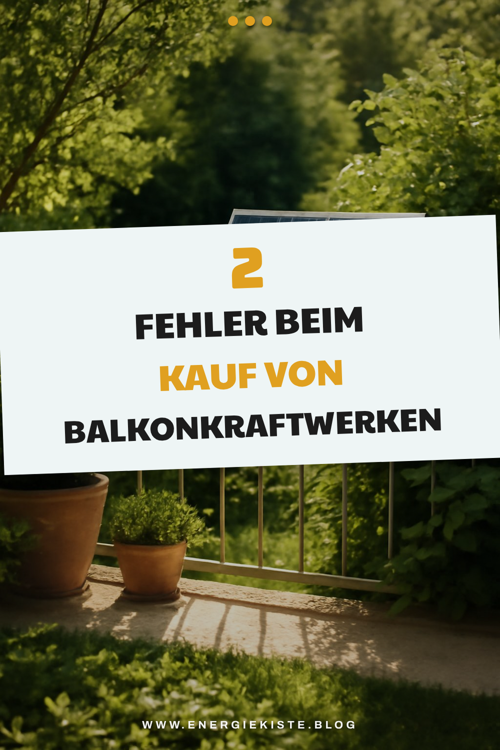 Häufige Fehler beim Kauf von Balkonkraftwerken