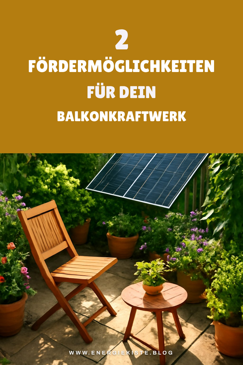 Diese 3 Fördermöglichkeiten für Balkonkraftwerke nutzen
