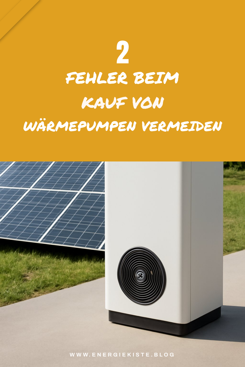 Häufige Fehler beim Kauf von Brauchwasserwärmepumpen