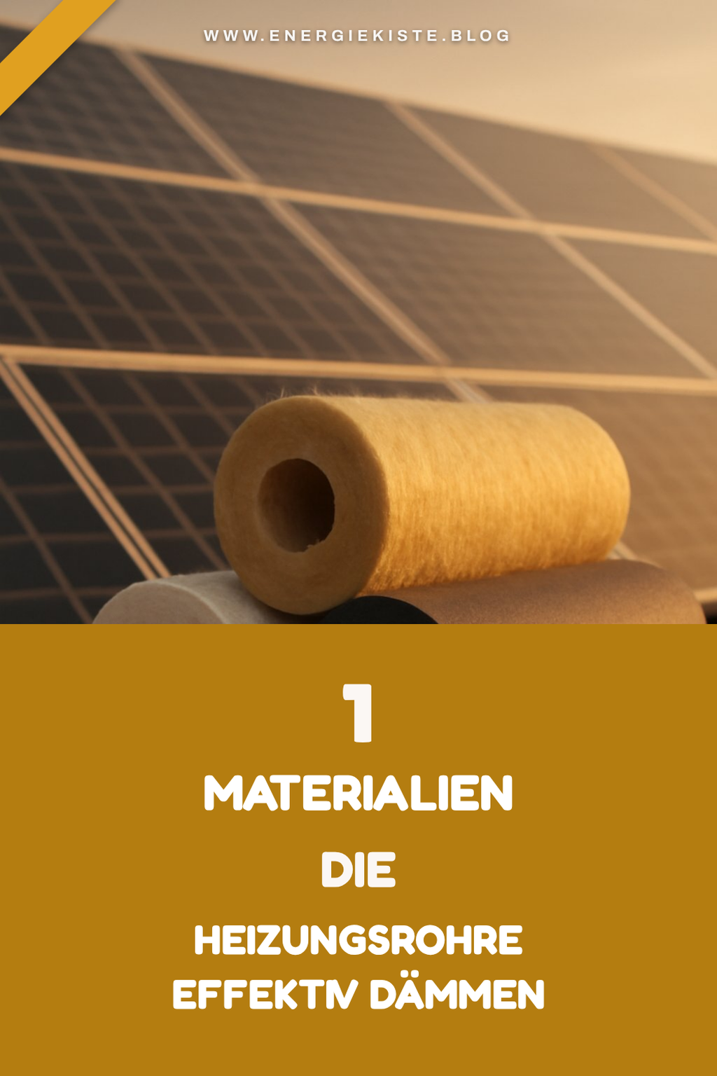 Diese 5 Materialien sind perfekt für die Dämmung von Heizungsrohren