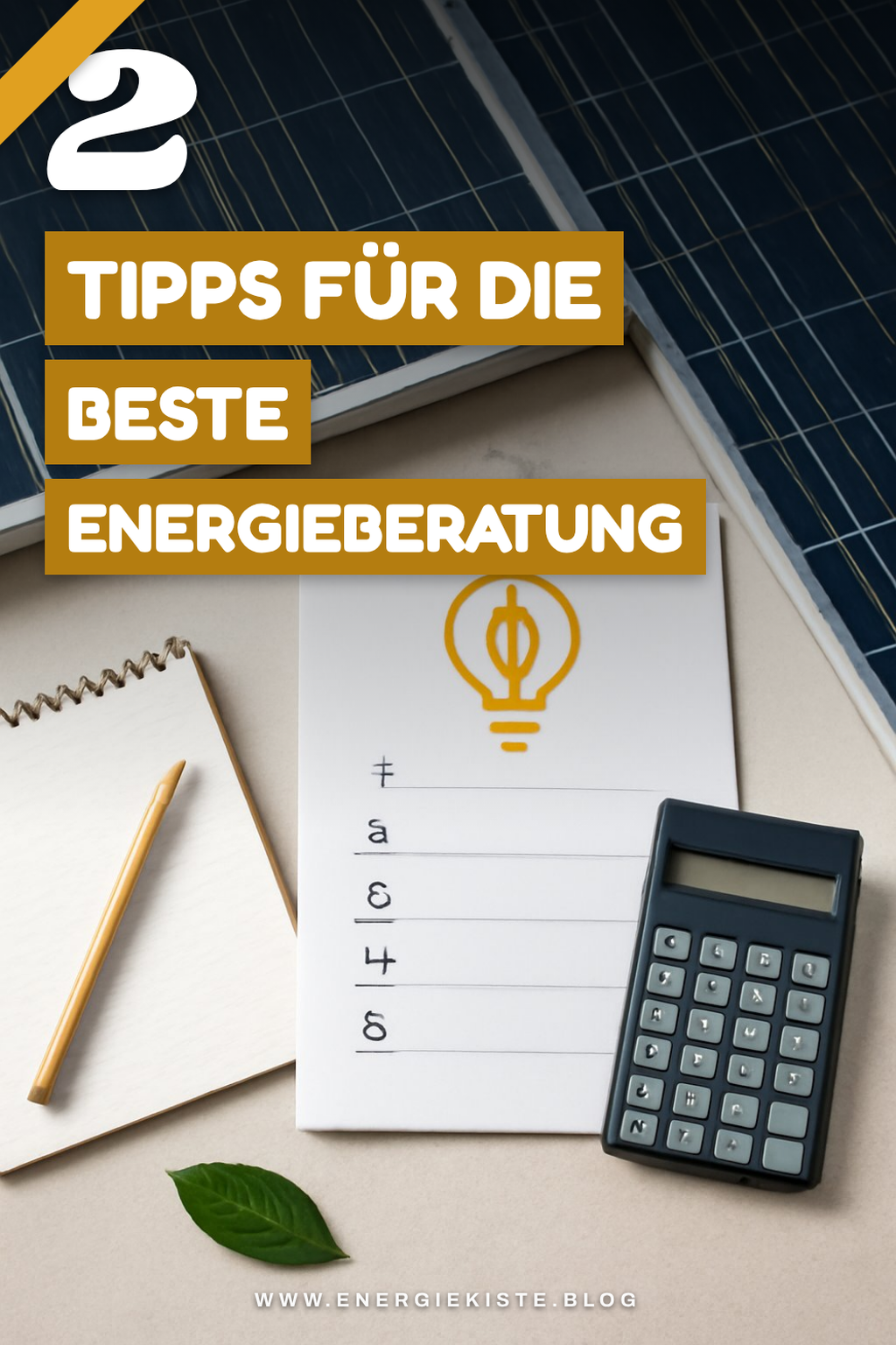 Diese 5 Tipps helfen dir bei der Auswahl der Energieberatung