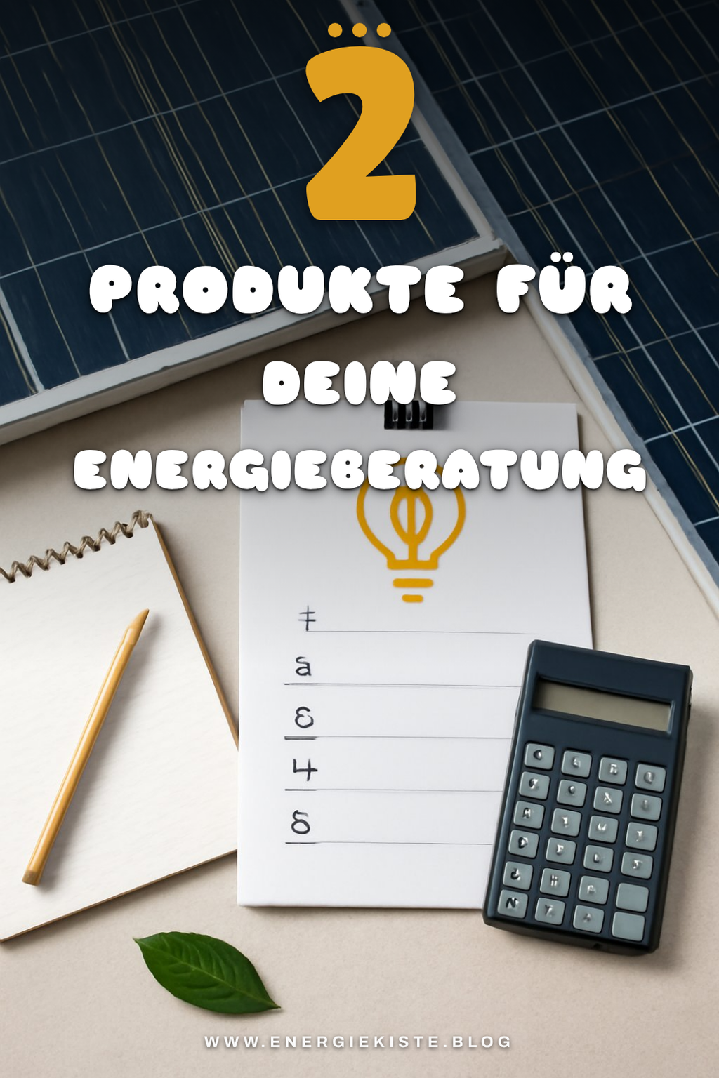 Diese Produkte unterstützen deine Energieberatung
