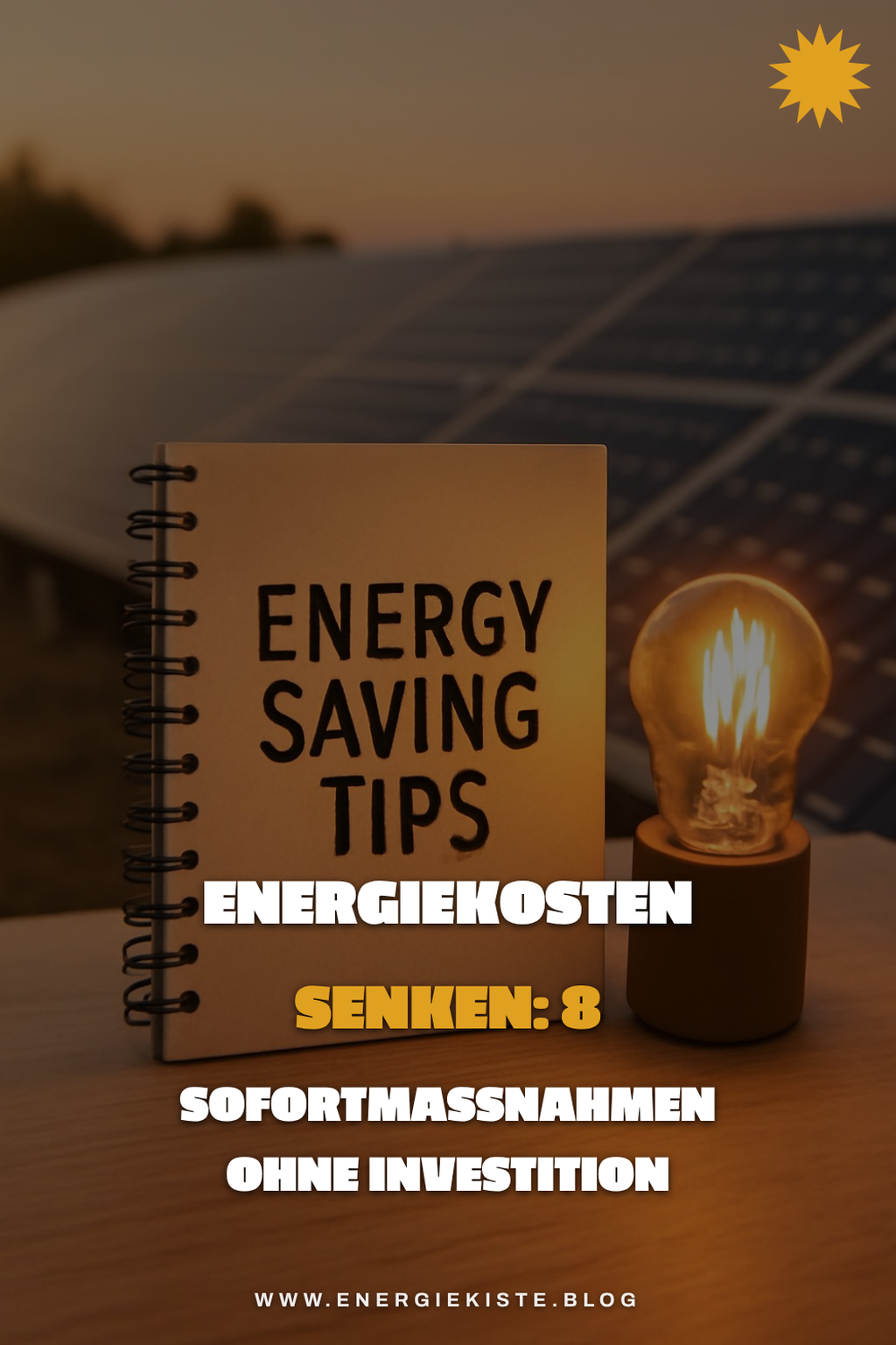 Energiekosten senken: 8 Sofortmaßnahmen ohne Investition