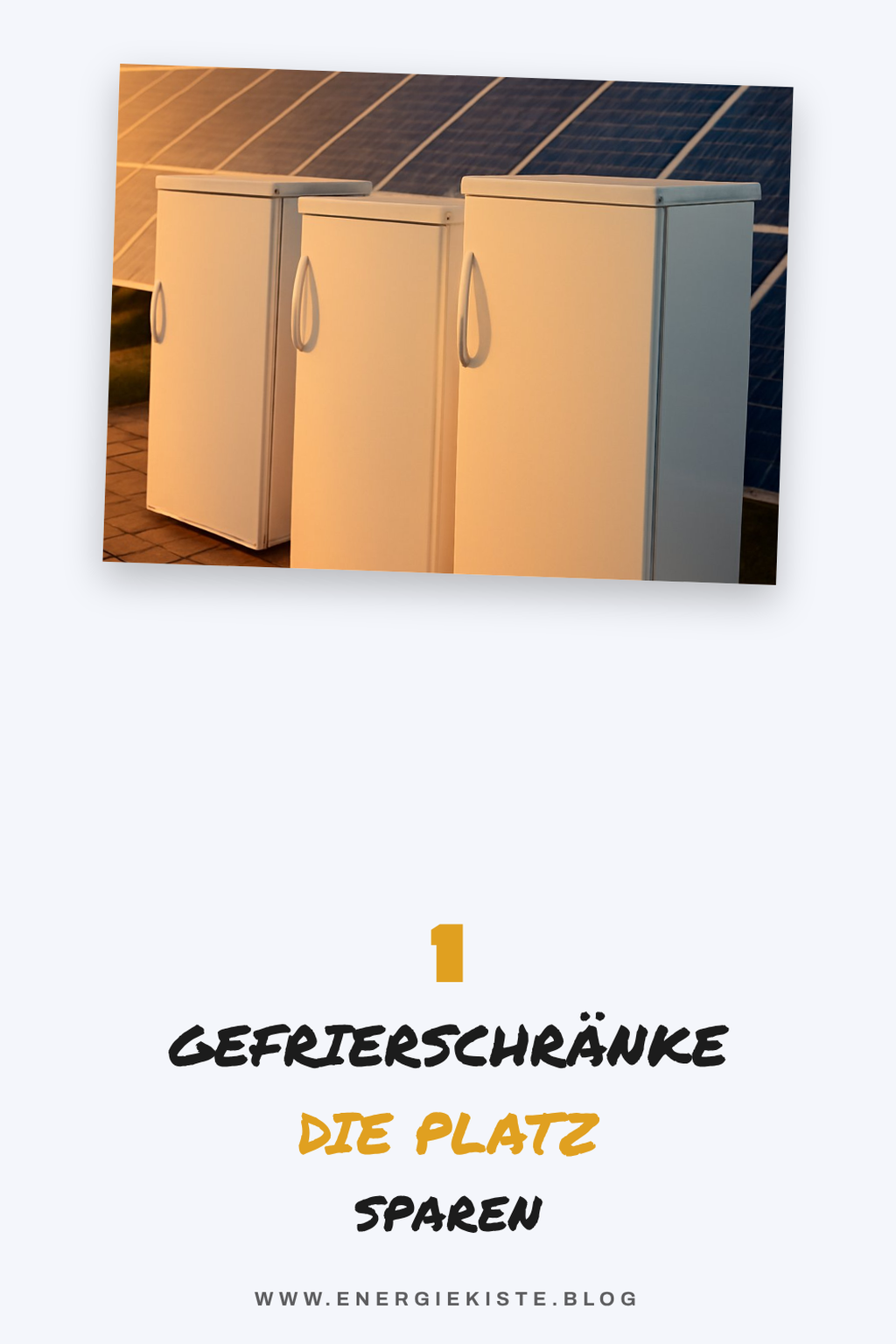 Diese 3 gebrauchten Gefrierschränke sind echte Platzwunder