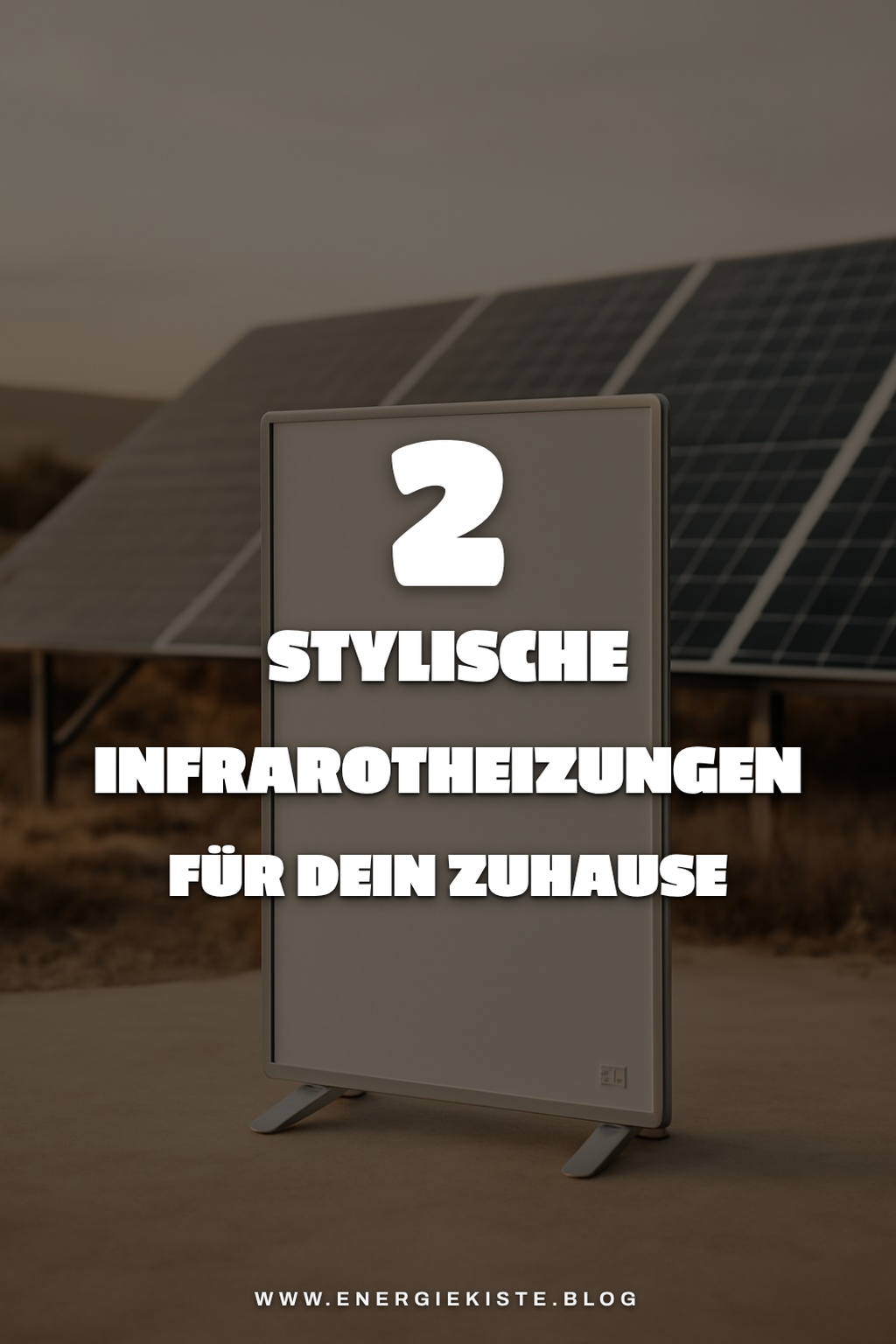 Design und Ästhetik von Infrarotheizungen