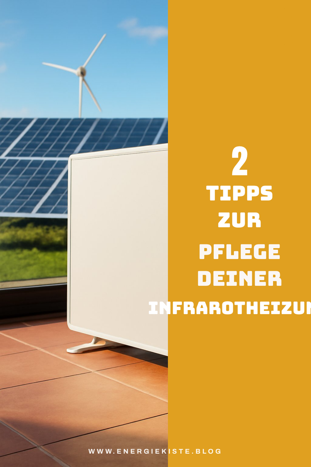 Wartung und Pflege von Infrarotheizungen