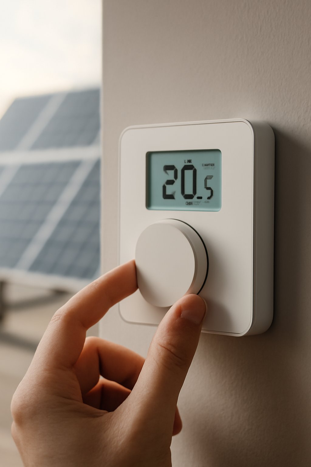 intelligenter Thermostat für Heizungen