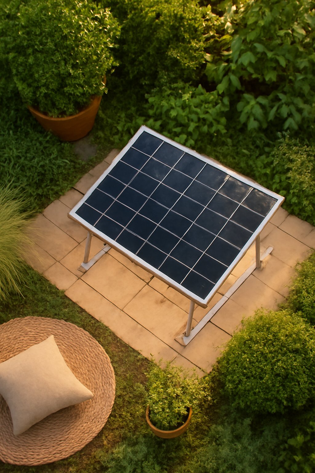 einfache Solarmodul Halterung Set