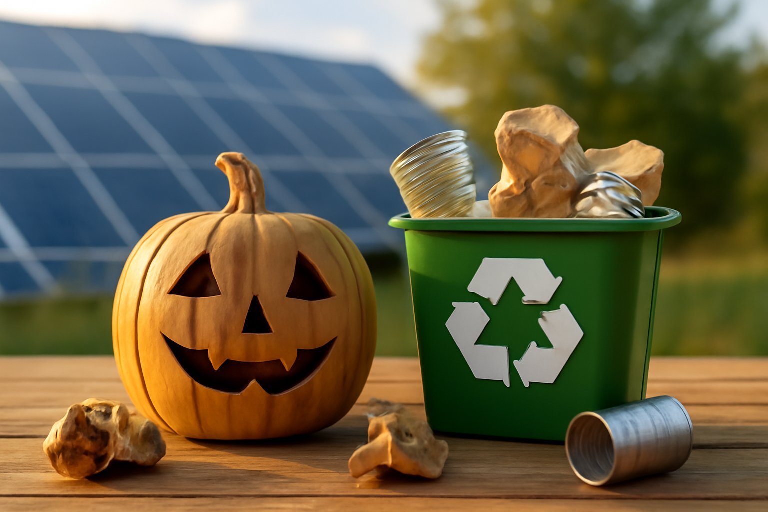 Cleveres Recycling für Halloween-Dekorationen