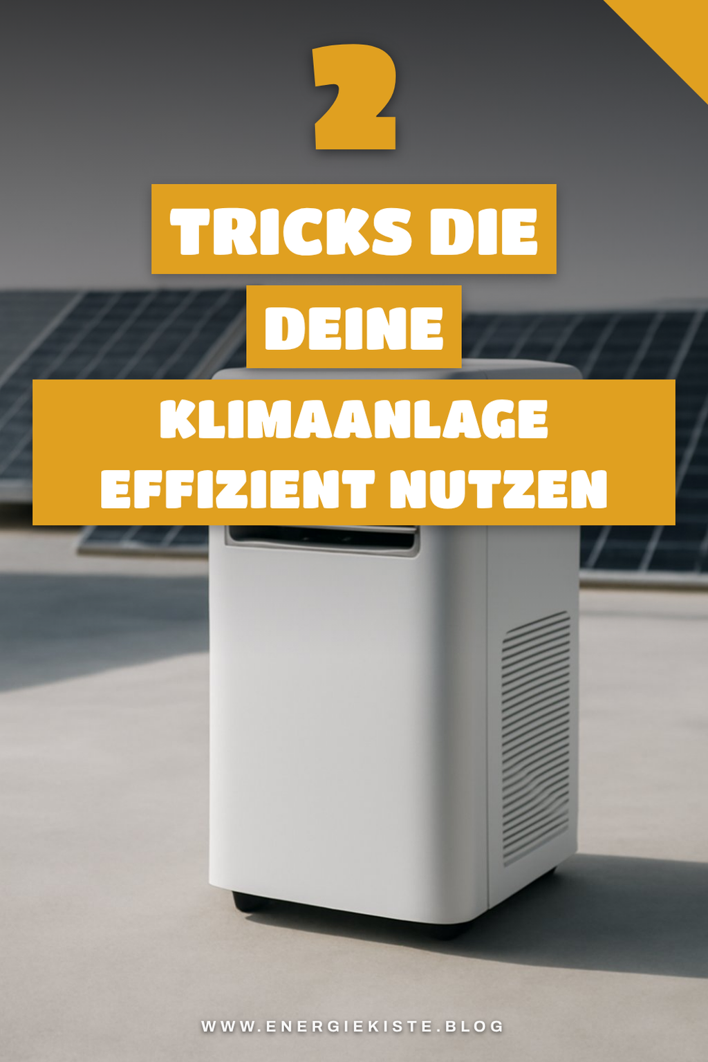Klimaanlage effizient betreiben