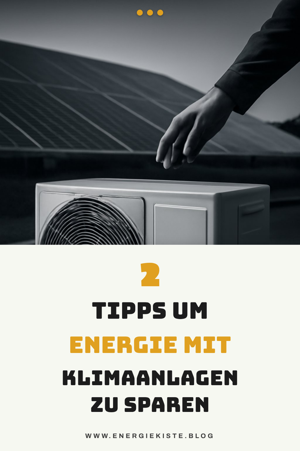 Energie sparen mit Klimaanlagen