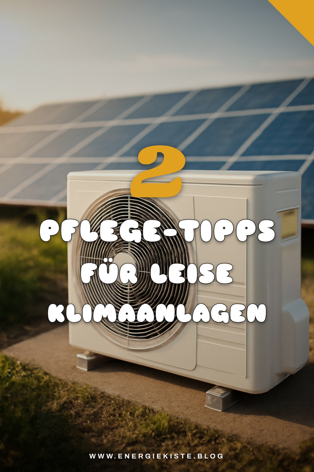 Pflege für leise Klimaanlagen