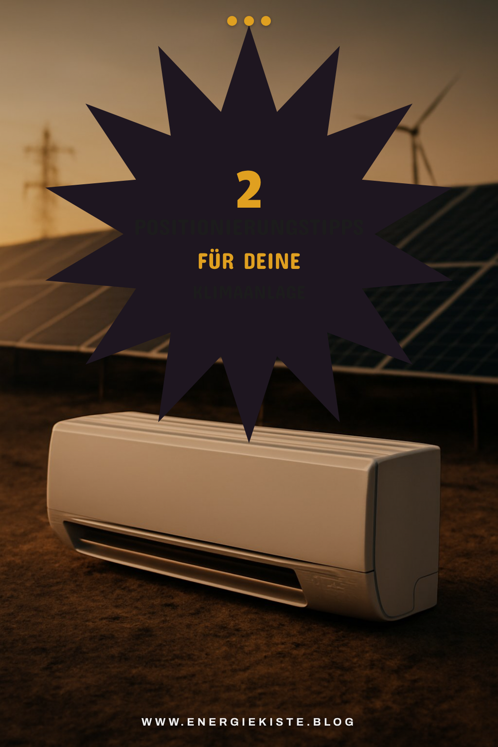 Klimaanlage effizient positionieren