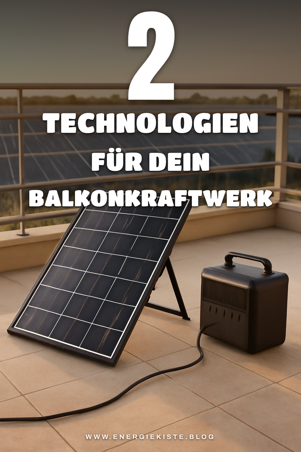 Welche Technik benötige ich für mein Balkonkraftwerk?