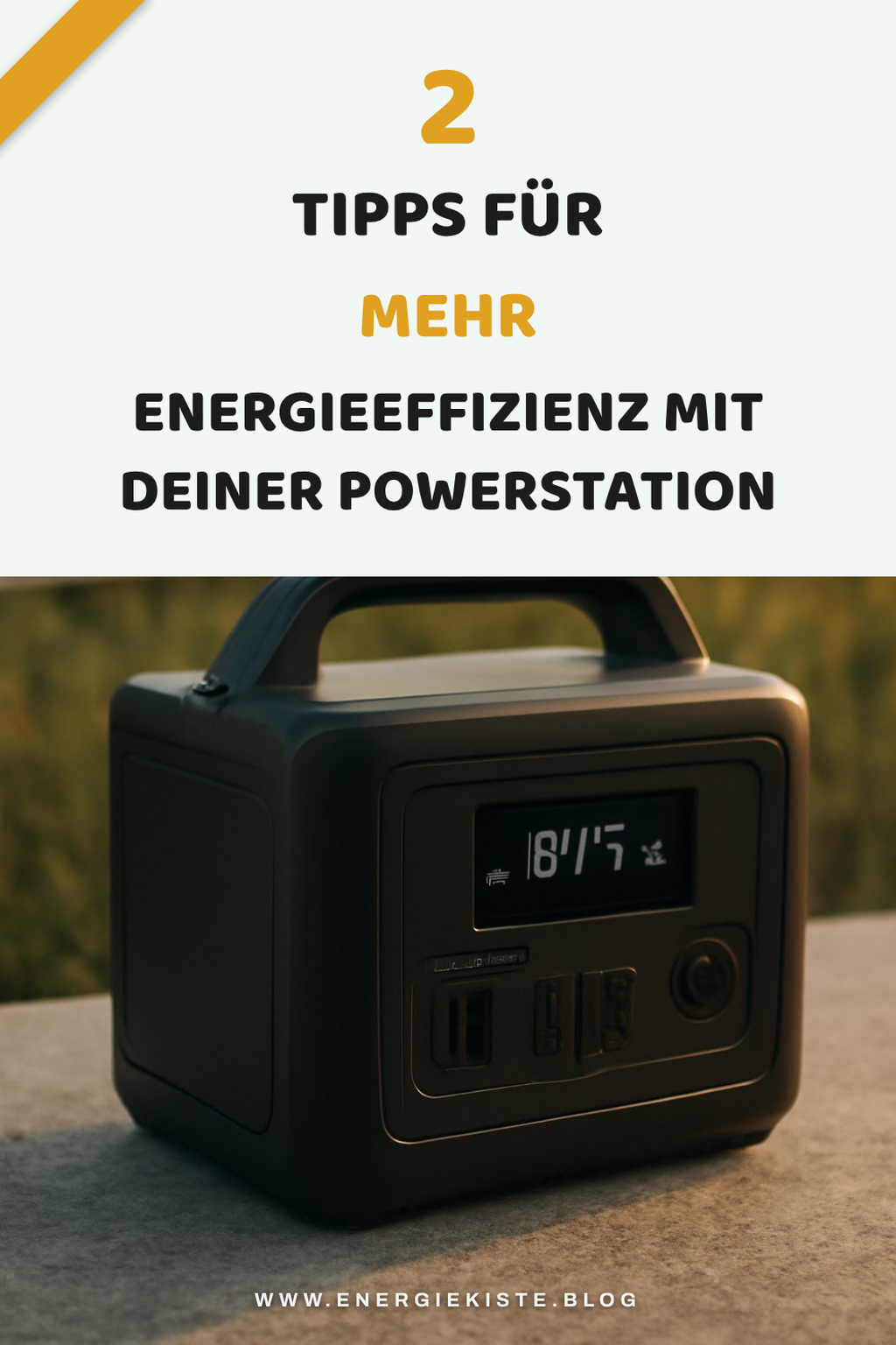 Energieeffizienz mit der Powerstation steigern