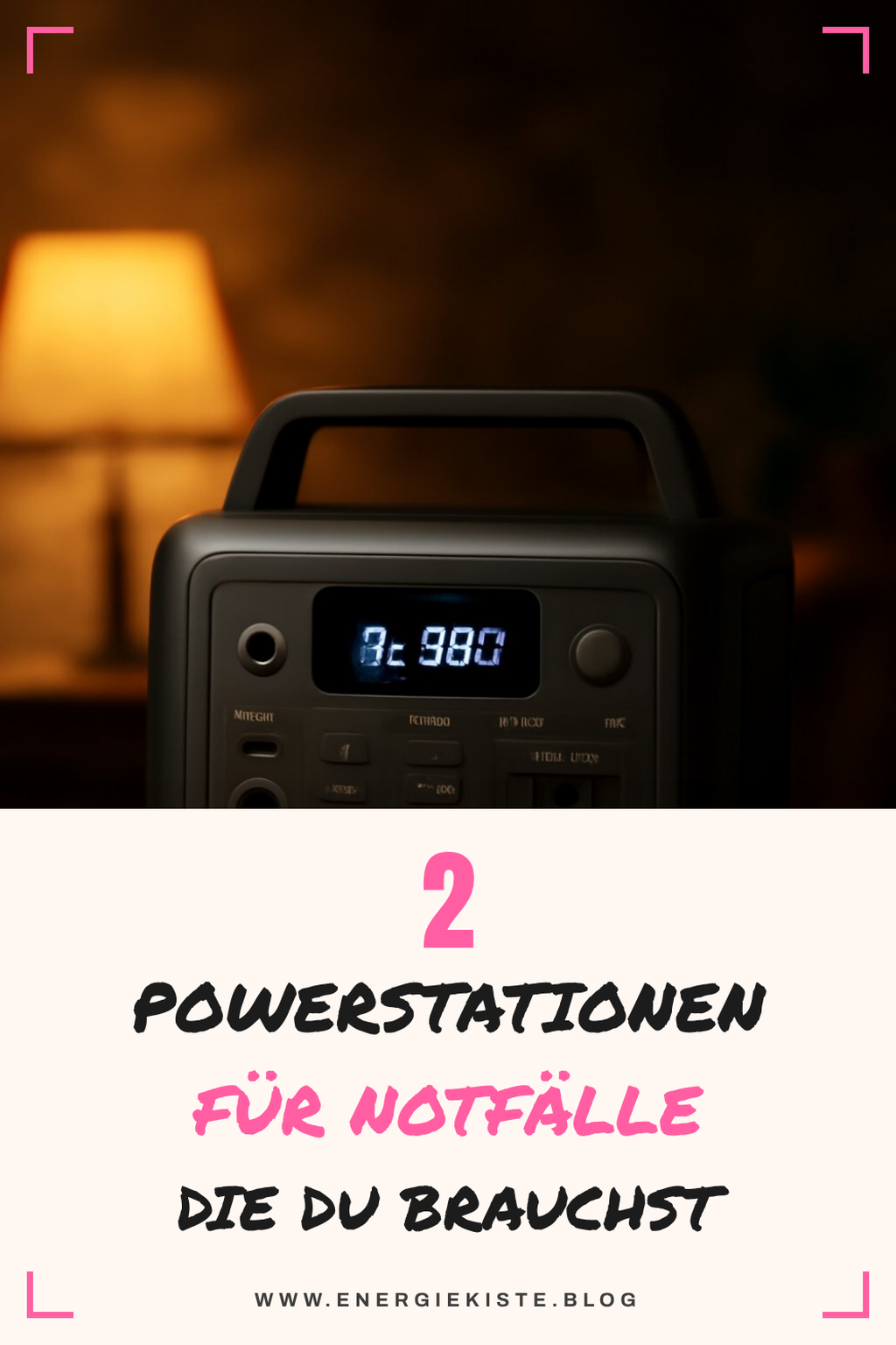 4 Powerstationen für Notfälle im Haushalt