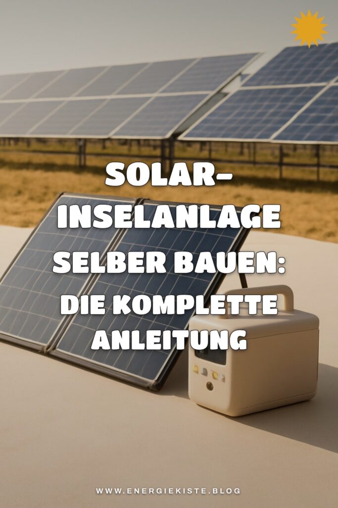 Solar-Inselanlage selber bauen: Die komplette Anleitung