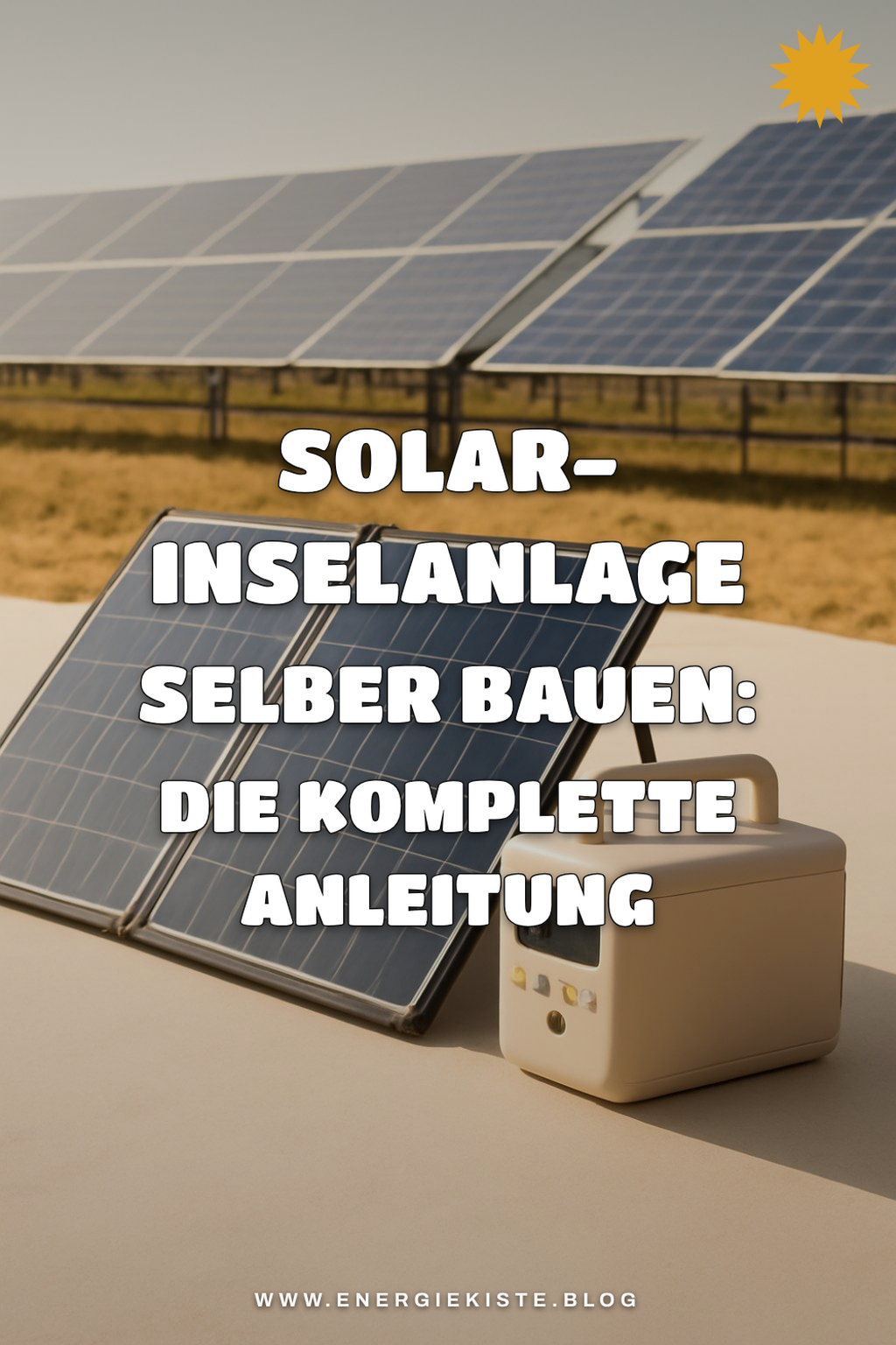 Solar-Inselanlage selber bauen: Die komplette Anleitung — Solar Photovoltaik Solar-Inselanlage