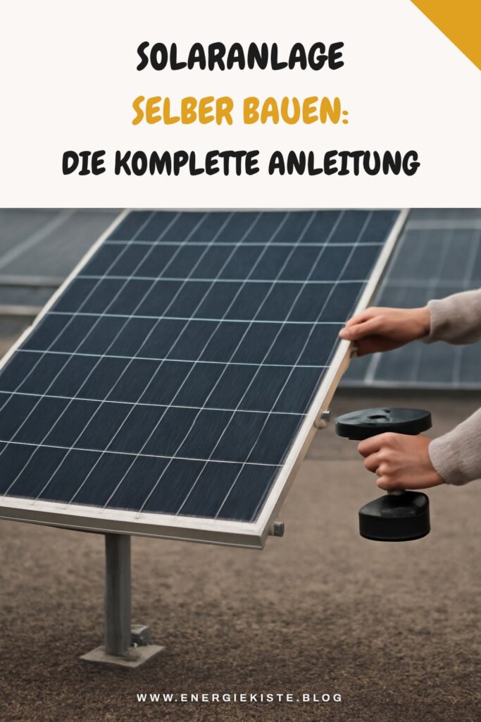 Solaranlage selber bauen: Die komplette Anleitung