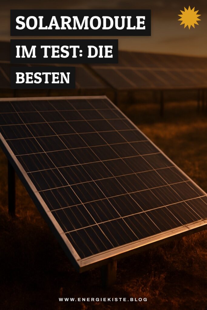 Solarmodule im Test: Die besten für jede Anlage