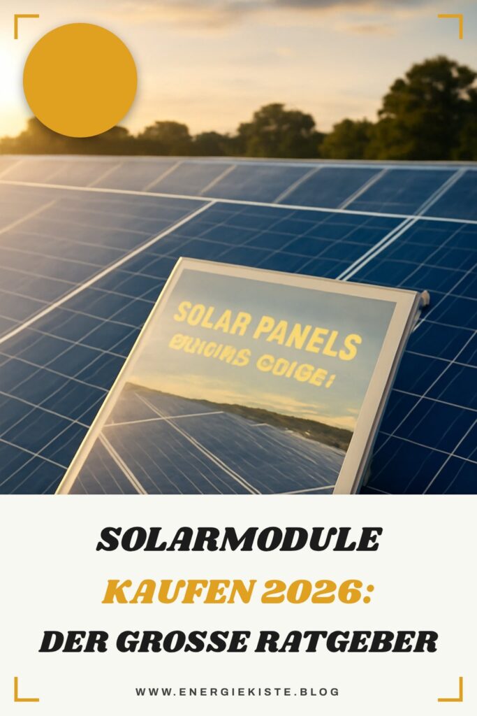 Solarmodule kaufen 2026: Der große Ratgeber