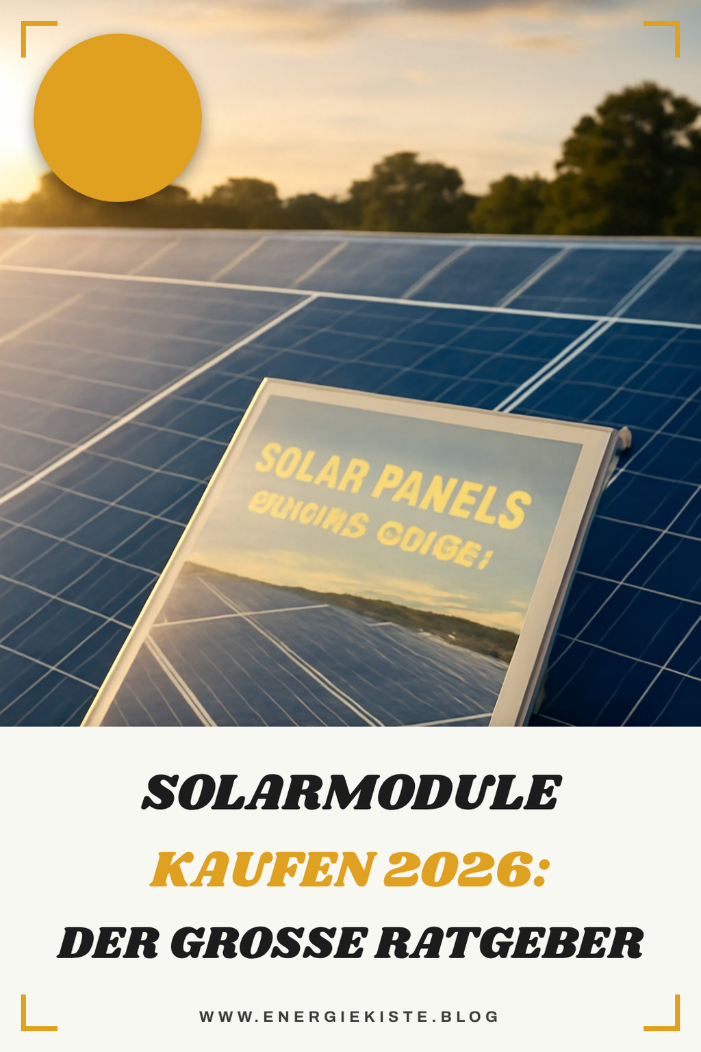Solarmodule kaufen 2026: Der große Ratgeber