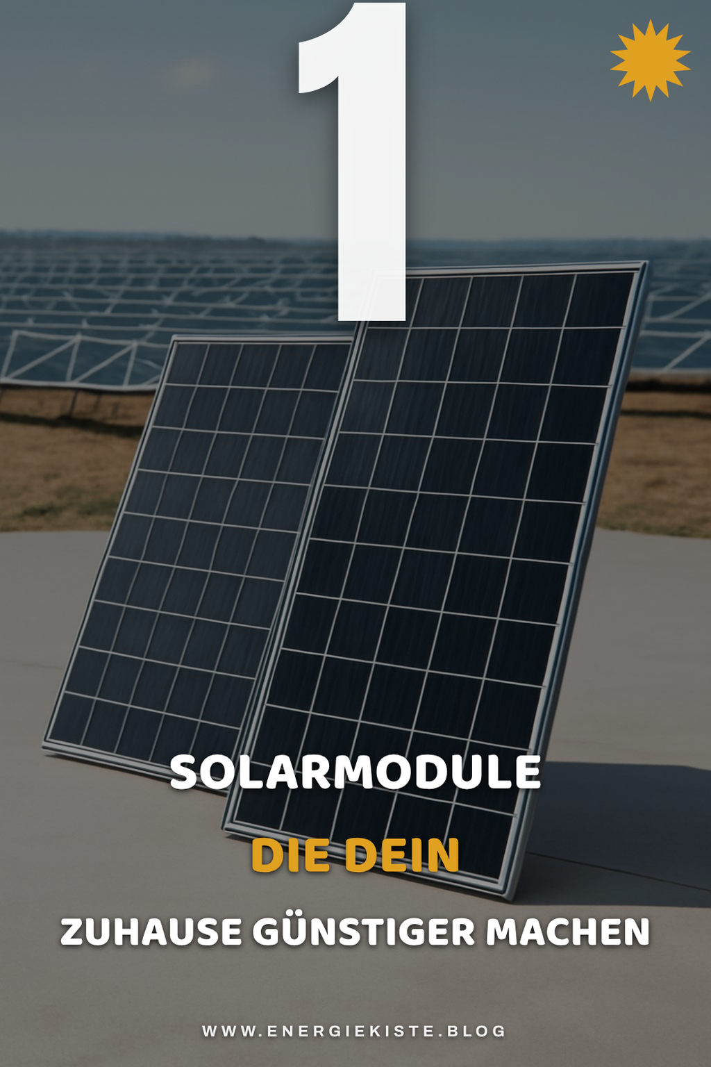 Kosteneffektive Solarmodule für Eigenheime