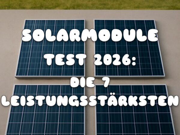 Solarmodule Test 2026: Die 7 leistungsstärksten im Vergleich