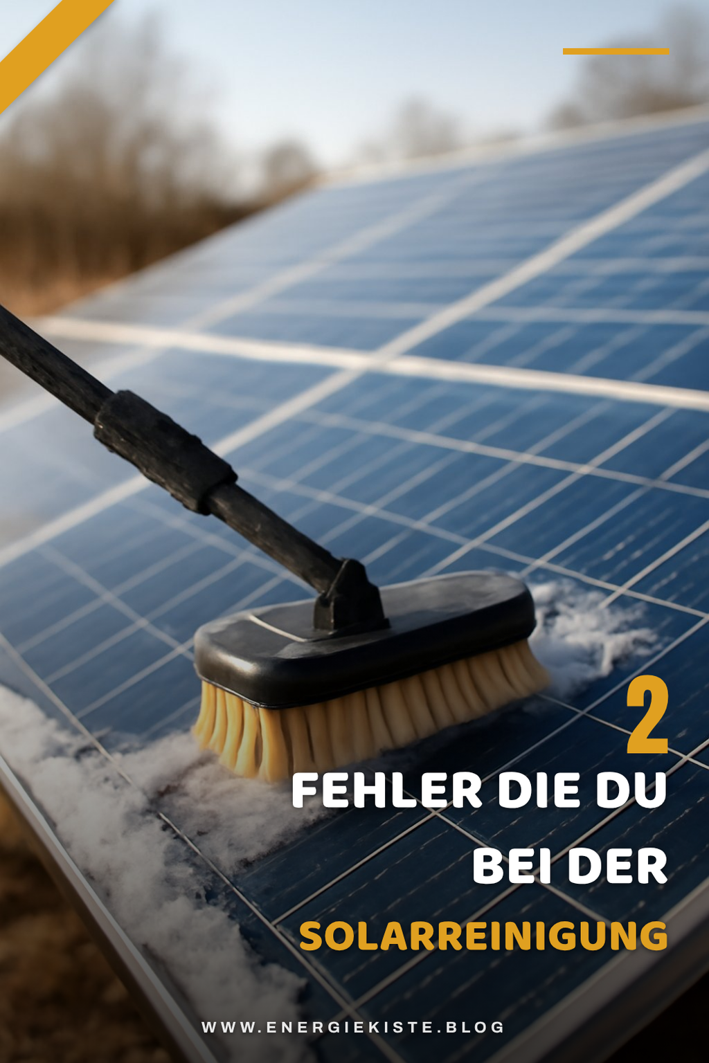 Häufige Fehler bei der Solarreinigung