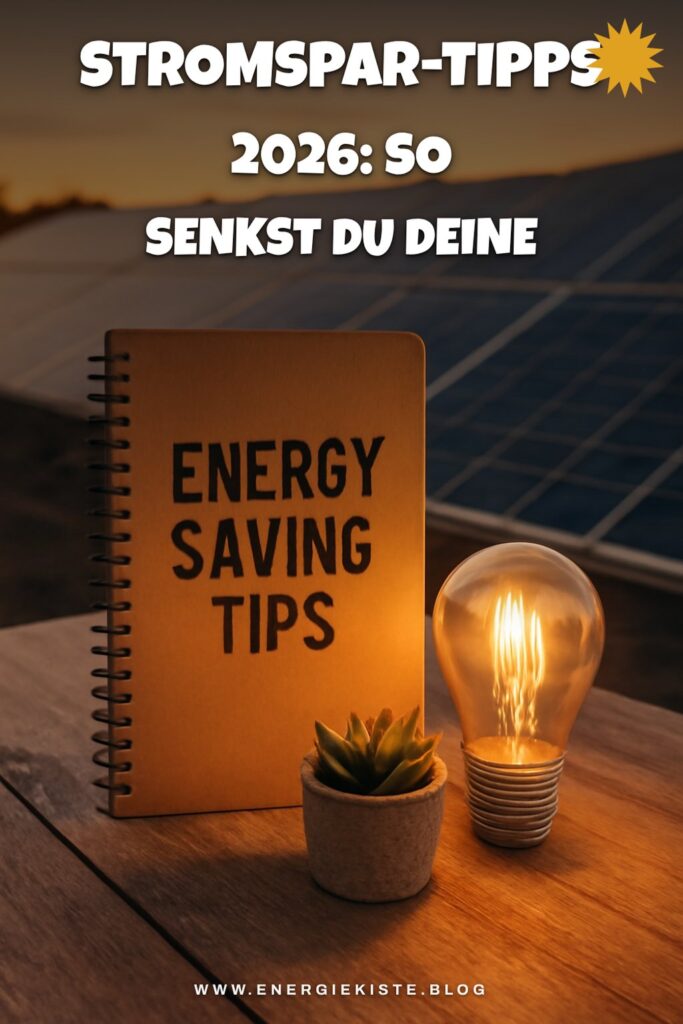Stromspar-Tipps 2026: So senkst du deine Rechnung