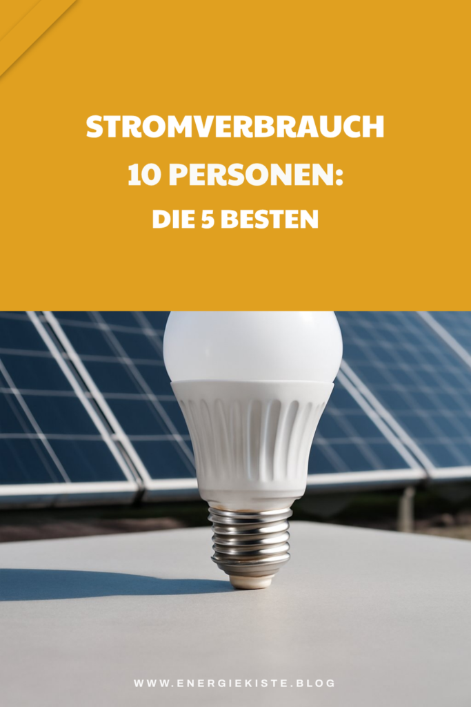 Stromverbrauch 10 Personen: Die 5 besten Modelle 2026 im Überblick