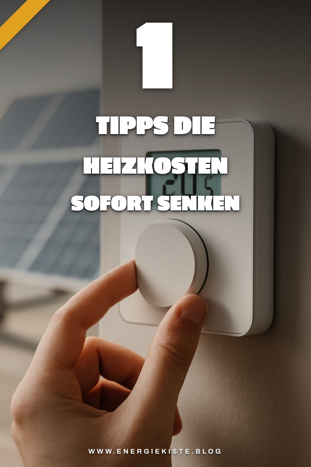Wie du den Thermostat richtig programmierst, um Geld zu sparen