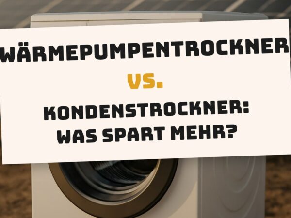 Wärmepumpentrockner vs. Kondenstrockner: Was spart mehr?