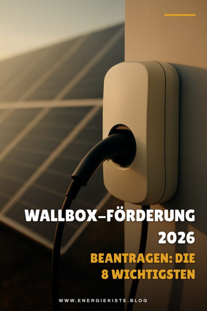 Wallbox-Förderung 2026 beantragen: Die 8 wichtigsten Tipps