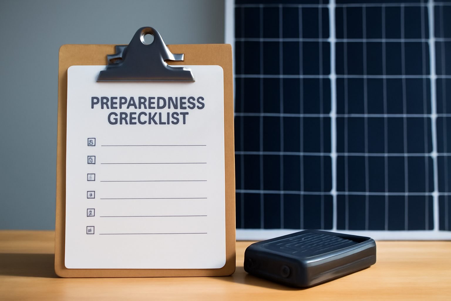 Blackout Vorsorge Checkliste Haushalt in 6 Schritten