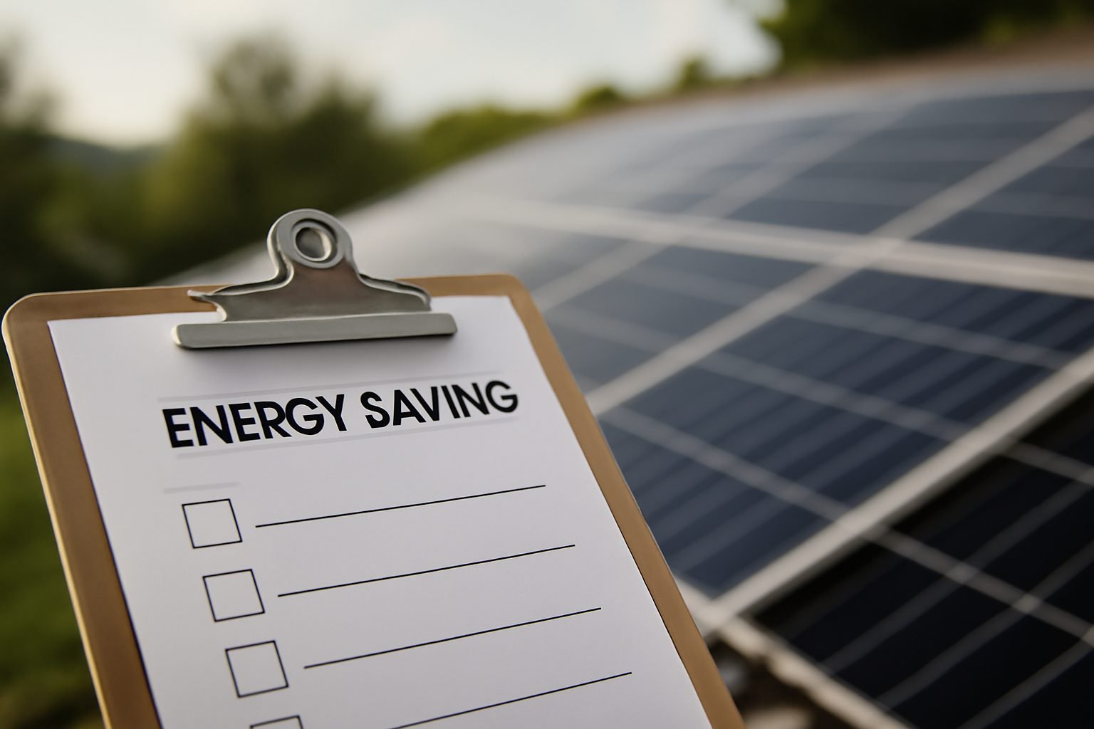 Die Energiesparen Checkliste zum Ausdrucken — kostenlos