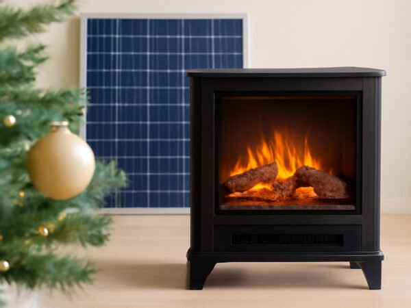 Elektrischer Kamin an Weihnachten Stromverbrauch